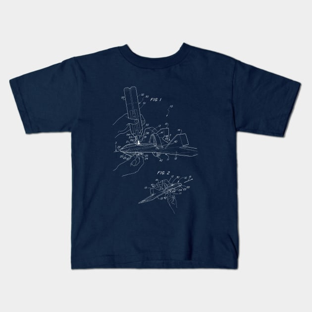 Toy Plane 3 Kids T-Shirt by blurryfromspace